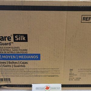 Medline SensiCare Silk Nitrile Gloves with SmartGuard (2500 Pieces)